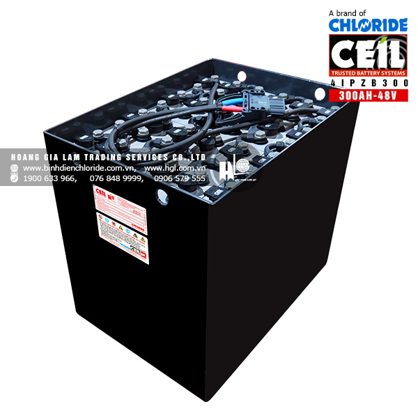 Bình điện xe nâng CEIL (Chloride) 48V - 300Ah 4IPZB300