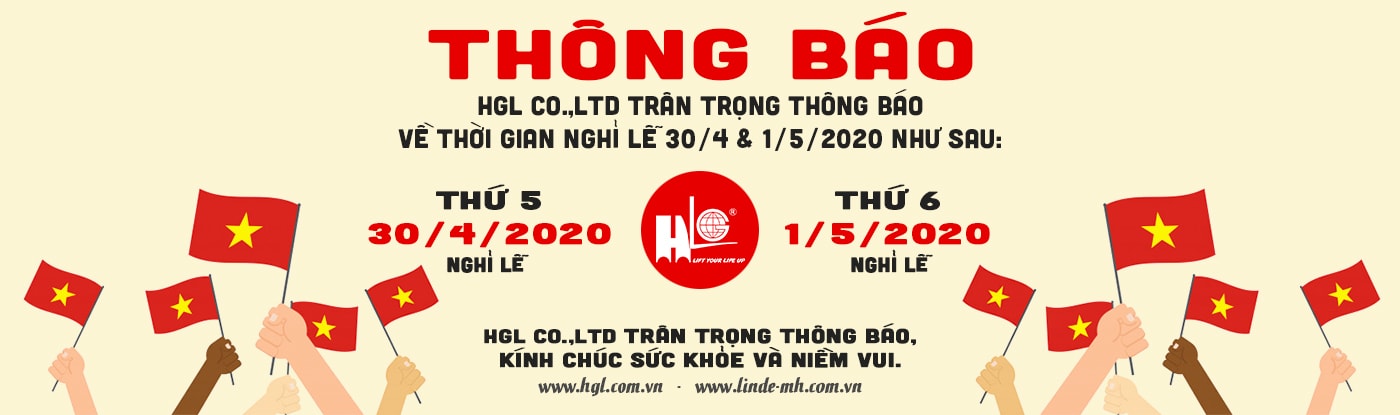 HGL Co.,Ltd thông báo nghỉ lễ 30/4 và Quốc tế lao động 1/5/2020