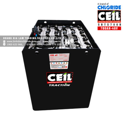 Bình điện xe nâng CEIL (Chloride) 48V - 700Ah 5BTS700B