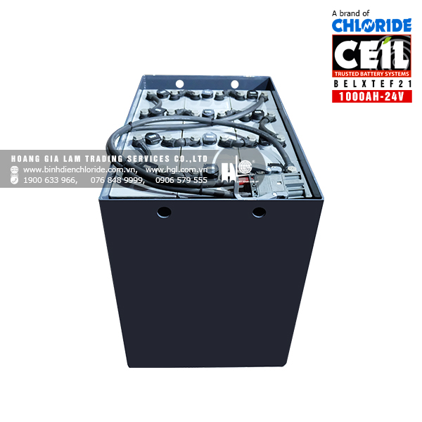 Bình điện xe nâng CEIL (Chloride) 24V - 1000Ah BELXTEF21