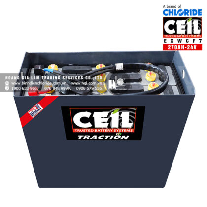 Bình điện xe nâng CEIL (Chloride) 24V - 270AH EXWCF7